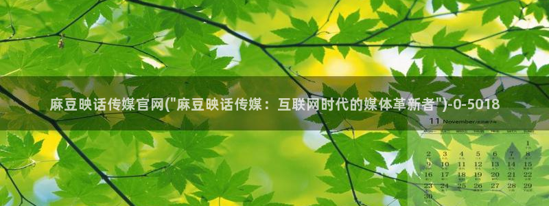 麻豆传媒破官网：麻豆映话传媒官网(\